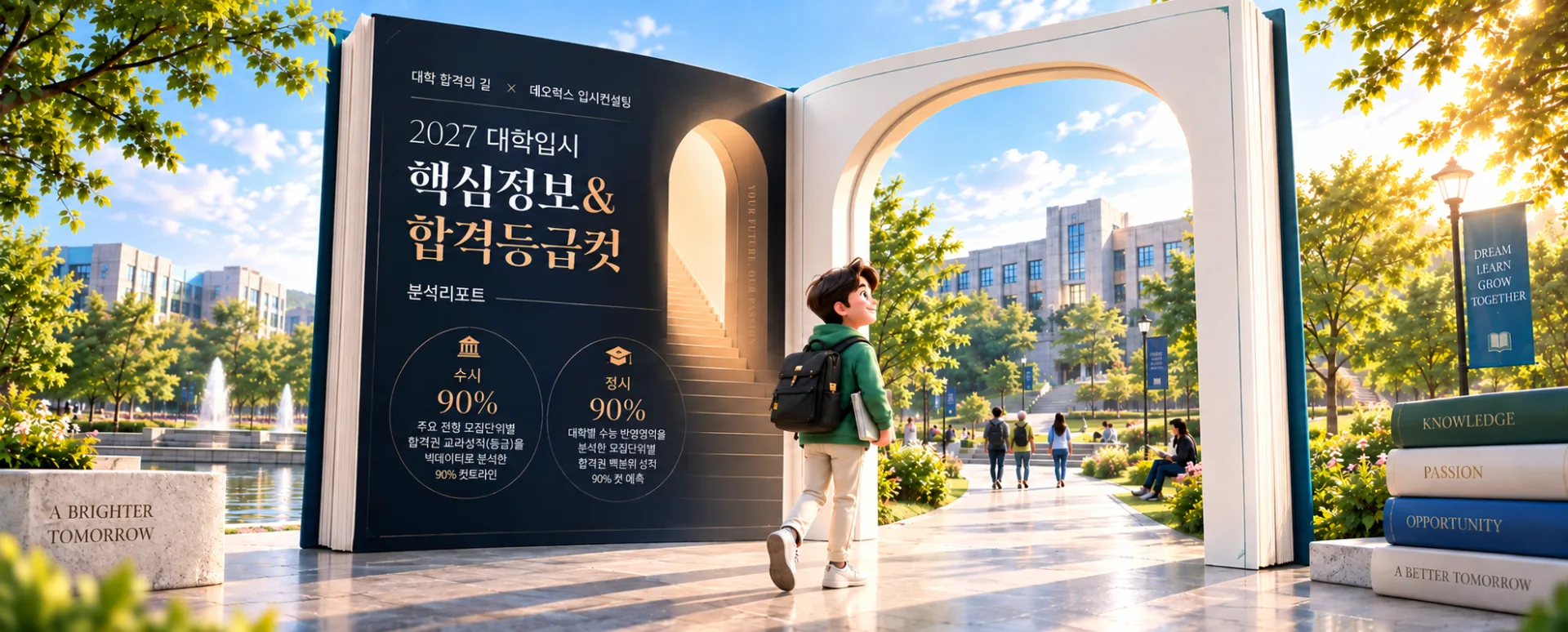 2027 대학입시 핵심정보 & 합격등급컷 분석리포트 — 수시·정시 주요 전형 모집단위별 합격권 90% 컷라인 빅데이터 분석